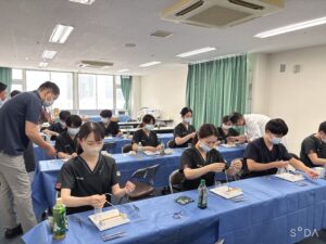 結紮縫合練習会